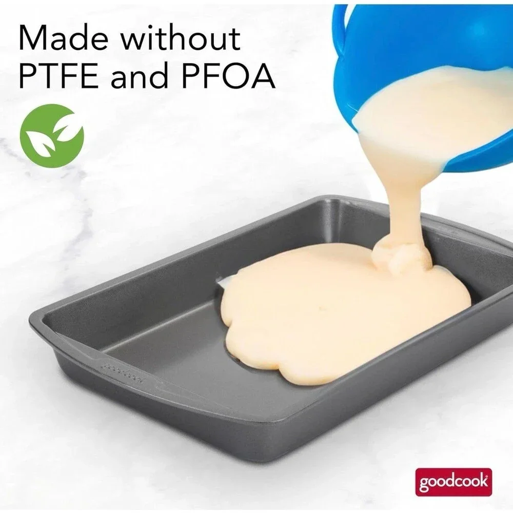 Good Cook Everyday Baking Pan with Scratch-Resistant Metal-Utensil Safe